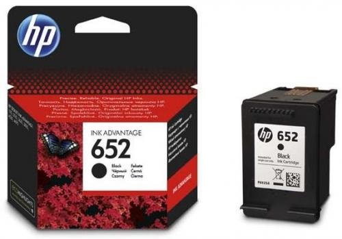 HP náplň č.652, černá (F6V25AE)