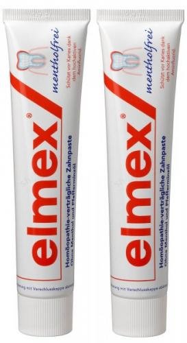 Elmex Zubní pasta bez mentolu 2ks