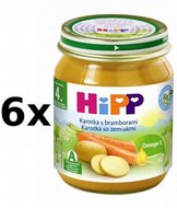 HiPP BIO Karotka s brambory - 6 x 125g