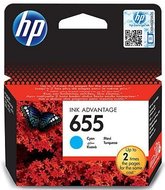 HP náplň č.655 - Azurová (CZ110AE)