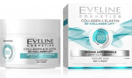 EVELINE Collagen & Elastin denní a noční krém 50 ml