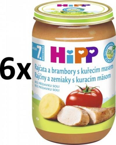 HiPP Rajčata a brambory s kuřecím - 6x220g