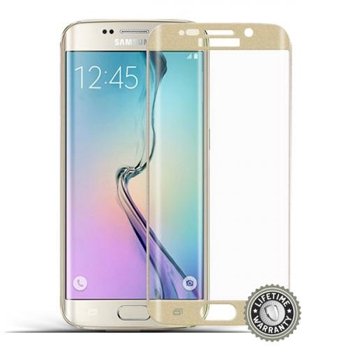 ScreenShield ochrana displeje Tempered Glass pro Samsung Galaxy S6 edge Plus (SM-G928F), zlatá