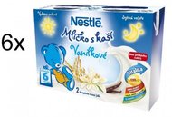 Nestlé Mlíčko s kaší vanilkové - 6 x (2x200ml)