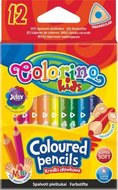 Colorino Trojhranné pastelky Colorino 12 ks - krátké - R33077