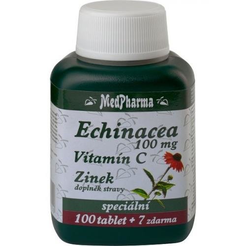 MedPharma Echinacea 100mg+vit.C+zinek tbl.107