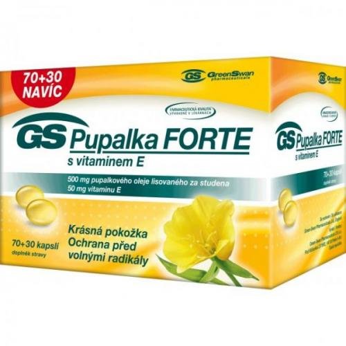 GS Pupalka Forte s vitaminem E cps.70+30