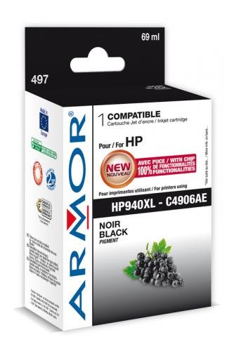 ARMOR cartridge pro HP Officejet Pro 8000, 8500 , černá, 69ml, (C4906AE)