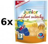 Nestlé Junior máslové sušenky 6x180g