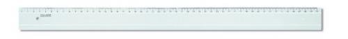 Pravítko 50 cm transparentní