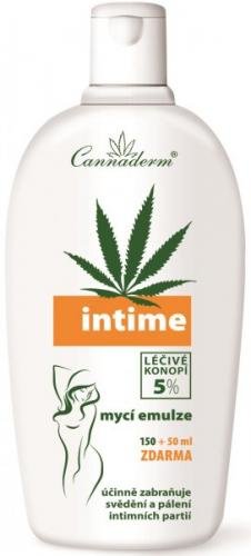 Cannaderm Intime mycí emulze 150 + 50 ml zdarma