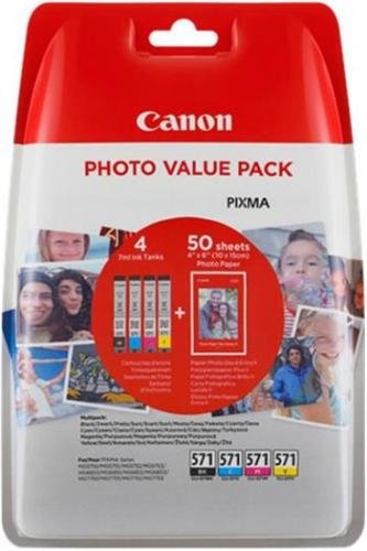 Canon cartridge XL CLI-571 C/M/Y/BK PHOTO VALUE pack