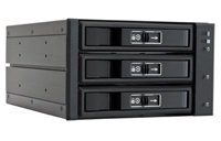 Chieftec CBP-2131SAS 2x5.25inch bays pro 3x3.5/2.5inch HDDs/SSDs, hliník