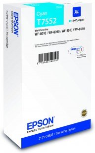 EPSON Ink bar WorkForce-8xxx Series Ink Cartridge XL Cyan - 39 ml 4000str.
