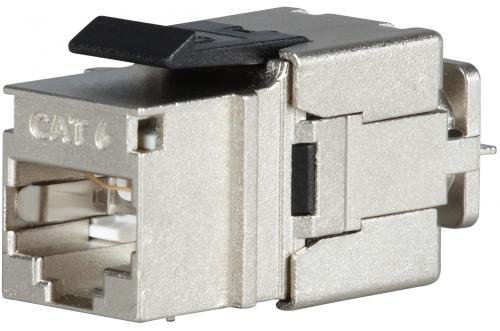 Solarix Keystone CAT6 STP RJ45 černý pro kleště SXKJ-NA-BU