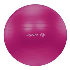 Ruly - Gymnastický míč LIFEFIT ANTI-BURST 55 cm, bordó