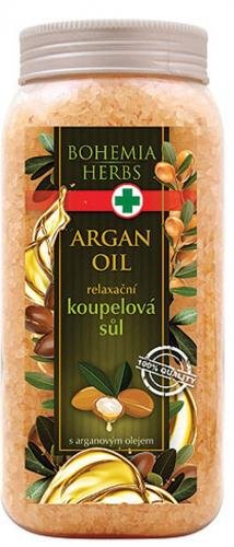 Bohemia Herbs Arganový olej Relaxační koupelová sůl 900g