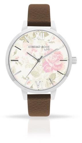 Dámské luxusní designové hodinky SUNDAY ROSE Alive VINTAGE FLOWERS
