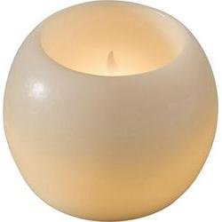 LED vosková svíčka bílá Konstsmide 1964-100 teplá bílá