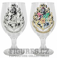 Paladone Products Harry Potter - měnící se sklenička Bradavice