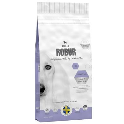 Bozita Robur Sensitive Single Protein jehněčí & rýže - 15 kg