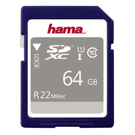 HAMA 104379 SDXC 64GB Class10 25MB/s