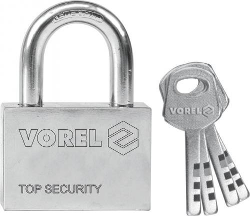 Zámek visací Vorel Security průměr 40 mm - stříbrný