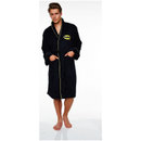 DC Comics Men's Batman Fleece Robe - Black