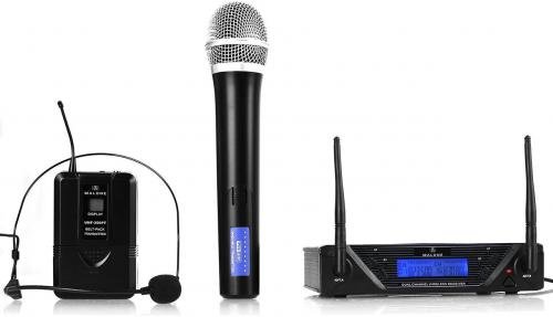 Bezdrátový mikrofonní set Malone UHF-450 Duo, 2 kanály