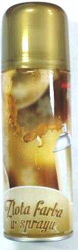 ZLATÝ ozdobný lak ve speji 250ml