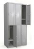 Šatní skříň dělená šíře 900 mm, trojdílná, 3x30 cm, 6 dveří EASY 323-16