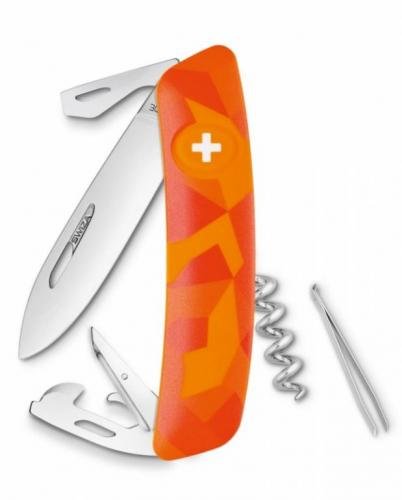 švýcarský kapesní nůž Swiza  C03 Luceo Orange