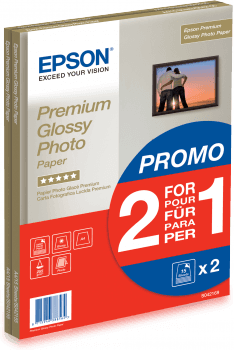 Epson Premium Glossy Photo Paper A4, 2x15 listů