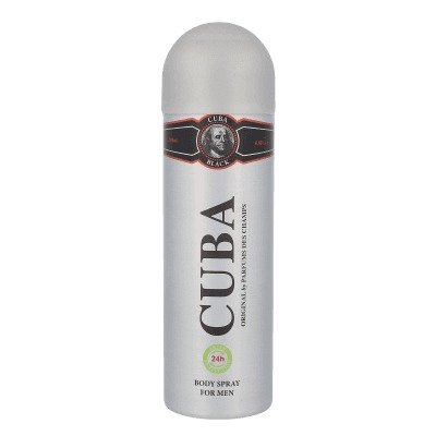 Cuba Black 200 ml deodorant deospray pro muže