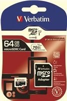 VERBATIM Premium U1 Micro SecureDigital SDHC/SDXC 64GB