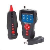 LAN Cable Tester TLCD80 s LCD, měření STP, PSTN, Coax, PoE, PING, délka vedení + sonda