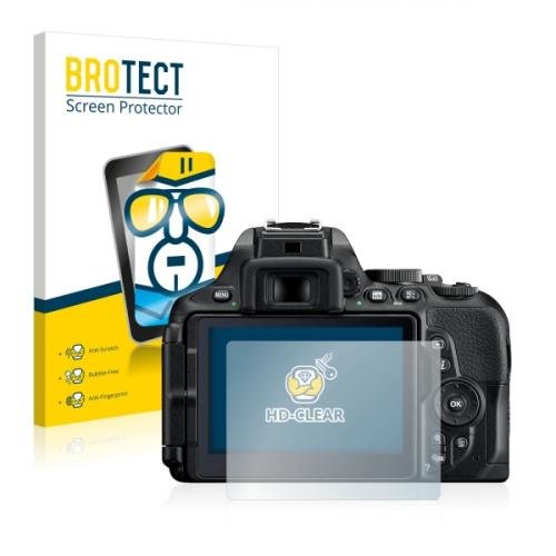 2x BROTECTHD-Clear Screen Protector Nikon D5600
