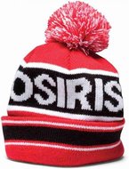 kulich OSIRIS - Pom Pom Beanie Red/Blk (A132)