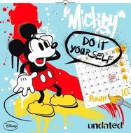 Poznámkový kalendář Mickey Mouse – DIY: omalovánkový kalendář