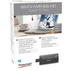 TV stick Hauppauge WinTV-HVR-935HD funkce nahrávání, s DVB-T anténou, s dálkovým ovládáním Počet tunerů: 1