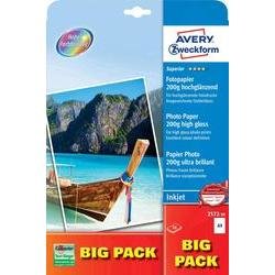 Fotografický papír Avery-Zweckform Superior Photo Paper Inkjet BIG PACK 2572-50, A4, 200 gm², 50 list