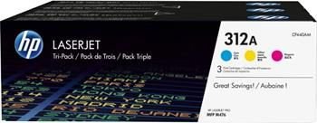 HP originální toner CF440AM, cyan/magenta/yellow, 8100 (3x2700)str., 312A, HP LaserJet Pro M476, Dual pack 3x2700g, 3ks