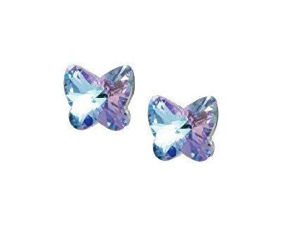 Preciosa Motýlkové náušnice Butterfly Harmony 6058 43 stříbro 925/1000