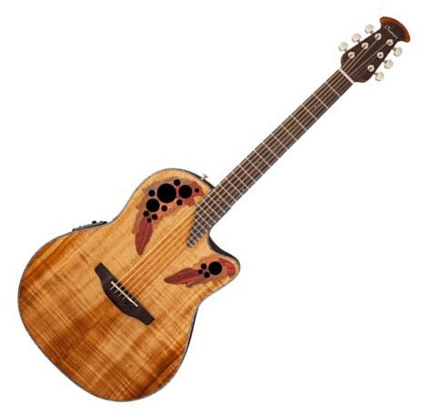 Ovation CE44P-FKOA Elite Plus Celebrity Mid-Depth - Figured Koa