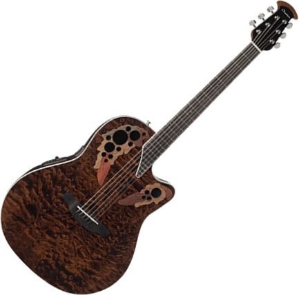 Ovation CE48P-TGE Elite Plus Celebrity Super Shallow - Tiger Eye