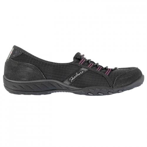 Skechers BE Allure Ladies Shoes, charcoal/pink