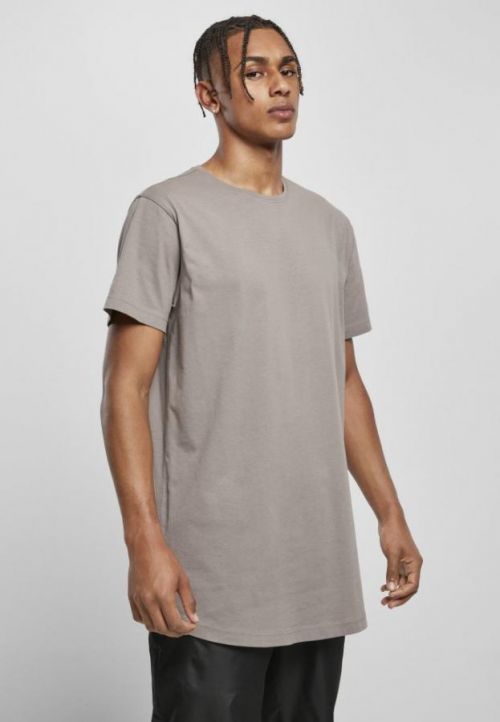 Shaped Long Tee - asphalt 3XL