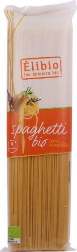 Elibio Bio špagety polocelozrnné 500g