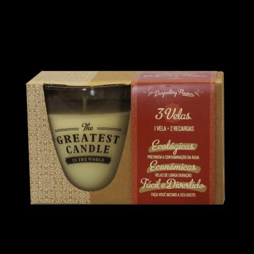 The Greatest Candle Sada - 1x svíčka (130 g) + 2x náplň - květ darjeelingu