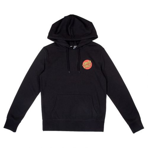 mikina SANTA CRUZ - Classic Dot Hood Black (BLACK) velikost: 6